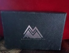 Mountain Voyage Slim Minimalist RFID Blocking Men's Wallet Matte Carbon Fiber