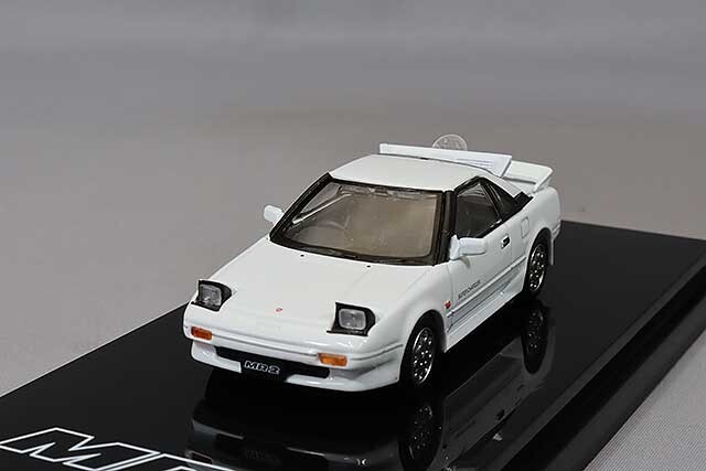 1/64 Hobby Japan Toyota MR2 1600G-LIMITED SUPER CHARGER 1986 White