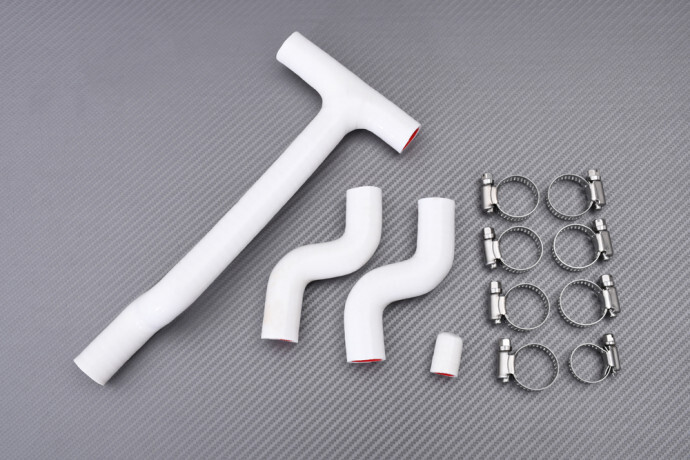 Durites de radiateur Beta RR430 en silicone renforcé blanc haute performance 2020-2023