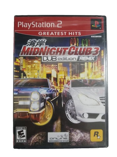 Midnight Club 3 Dub Edition Remix (Sony PlayStation 2 PS2, 2006