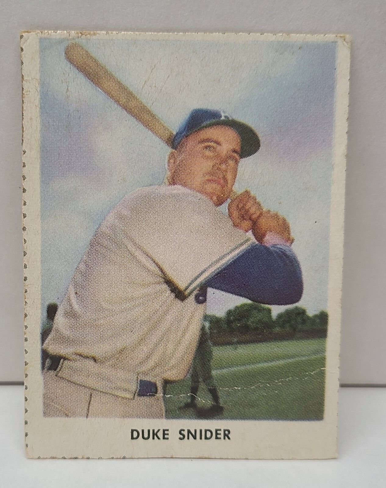 DUKE SNIDER 1955 Golden Stamps ~ DODGERS ~ crease