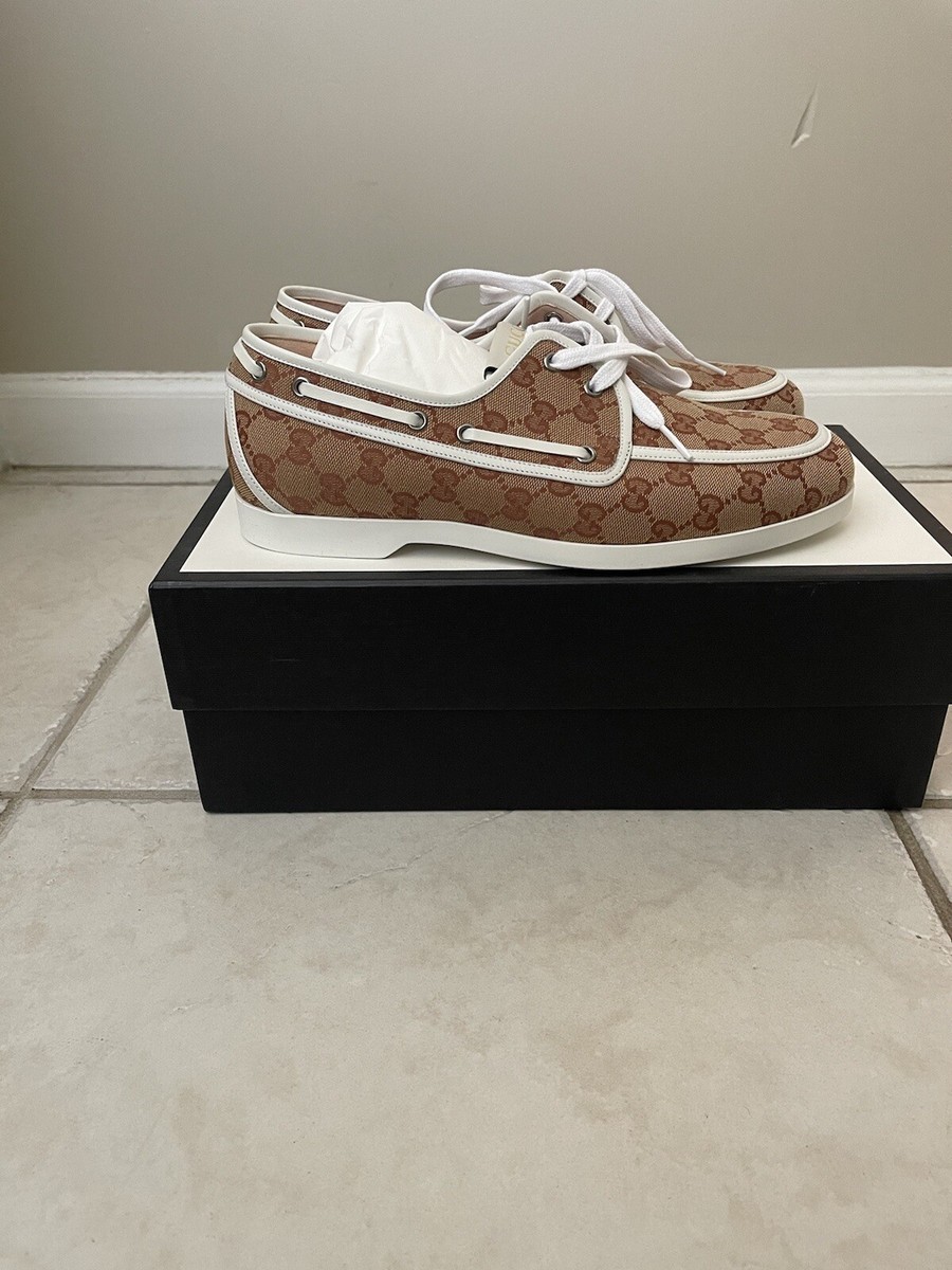 gucci shoes 547641 ORIGINAL GG/MIRO'SOFT BEIGE RUGGINE/BIANCO