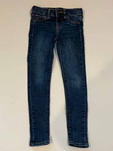 Girl’s Gap Denim Blue Slim Stretch Super Skinny Jeans “Gap for Good” Size 6 - Picture 2 of 3
