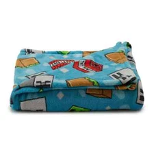 NEW! Minecraft Video Gamer Super Soft Throw Blanket 46in x 60in