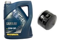 MotoröL Set ÖLfilter SM142 20W50 5 Liter FüR Nissan Micra Opel Renault Rapid