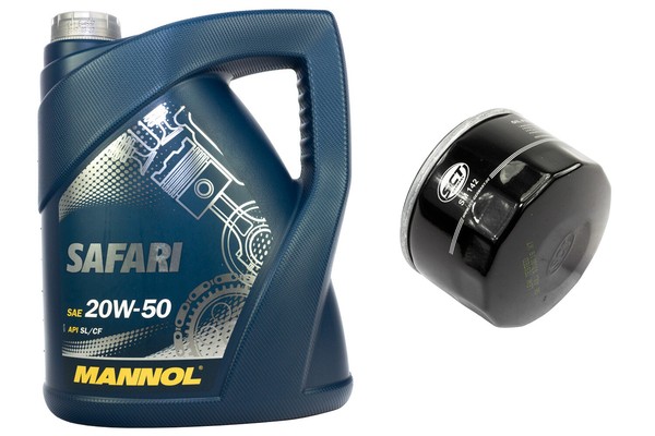 MotoröL Set ÖLfilter SM142 20W50 5 Liter FüR Nissan Micra Opel Renault Rapid-image