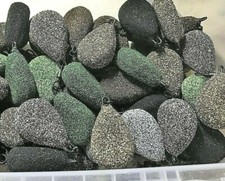 15 x 2 oz Heli- big eyed- rolling swivels FLAT LEAD WEIGHTS Carp fishing tackle