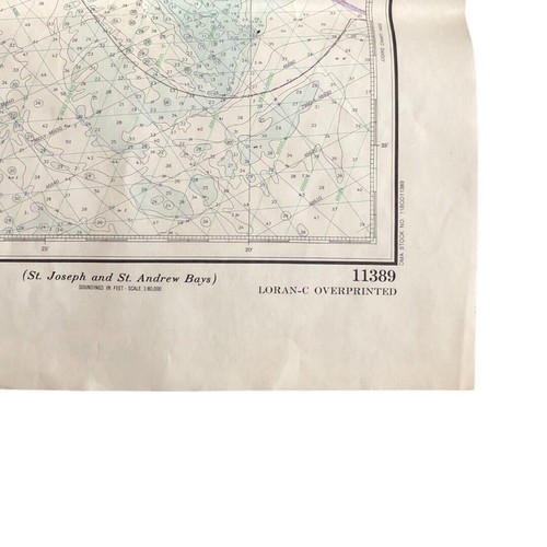 1979 19th Ed NOAA US Florida St. Joseph Andrew Bays Nautical Chart Map 11389 - Picture 2 of 5