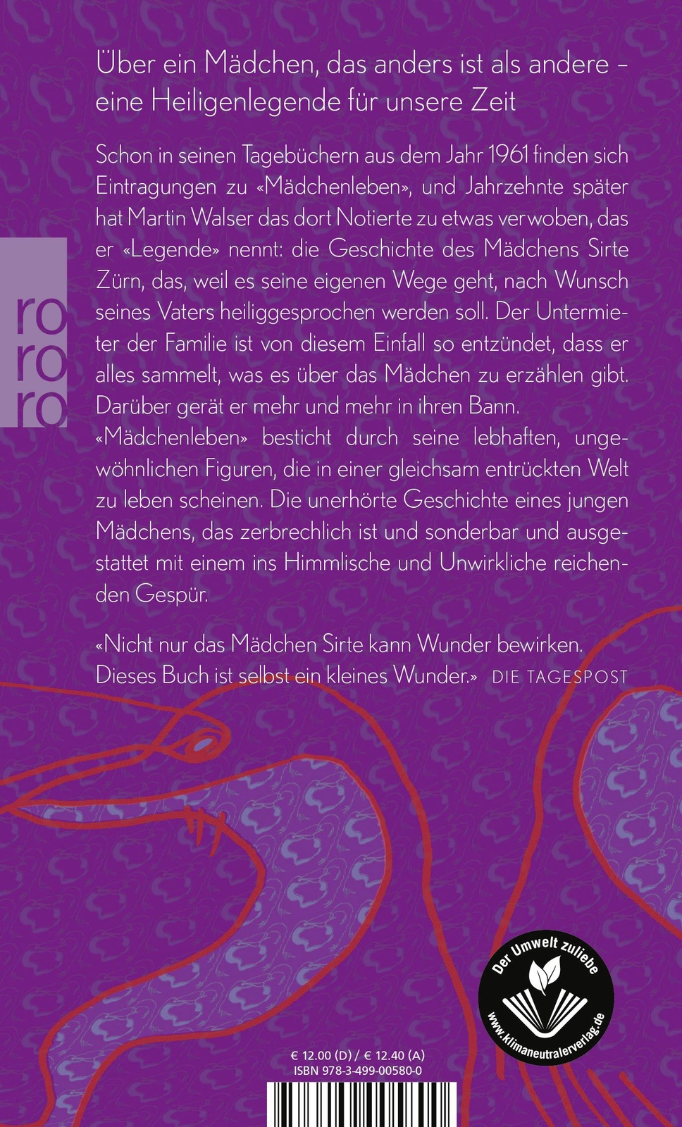 Thumbnail - Mädchenleben, Martin Walser