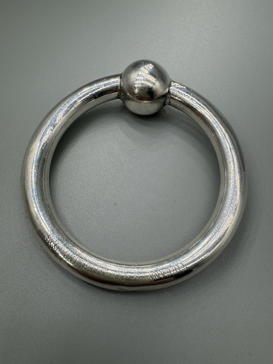 ティファニー ボール シルバー ベビーラトル STERLING UM92 TIFFANY & CO. .925 Sterling Silver 3 Interlocking Circle
