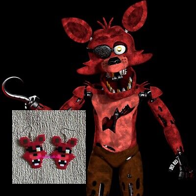 FNaF Foxy Earrings Perler (Five Nights at Freddy's Movie Cosplay