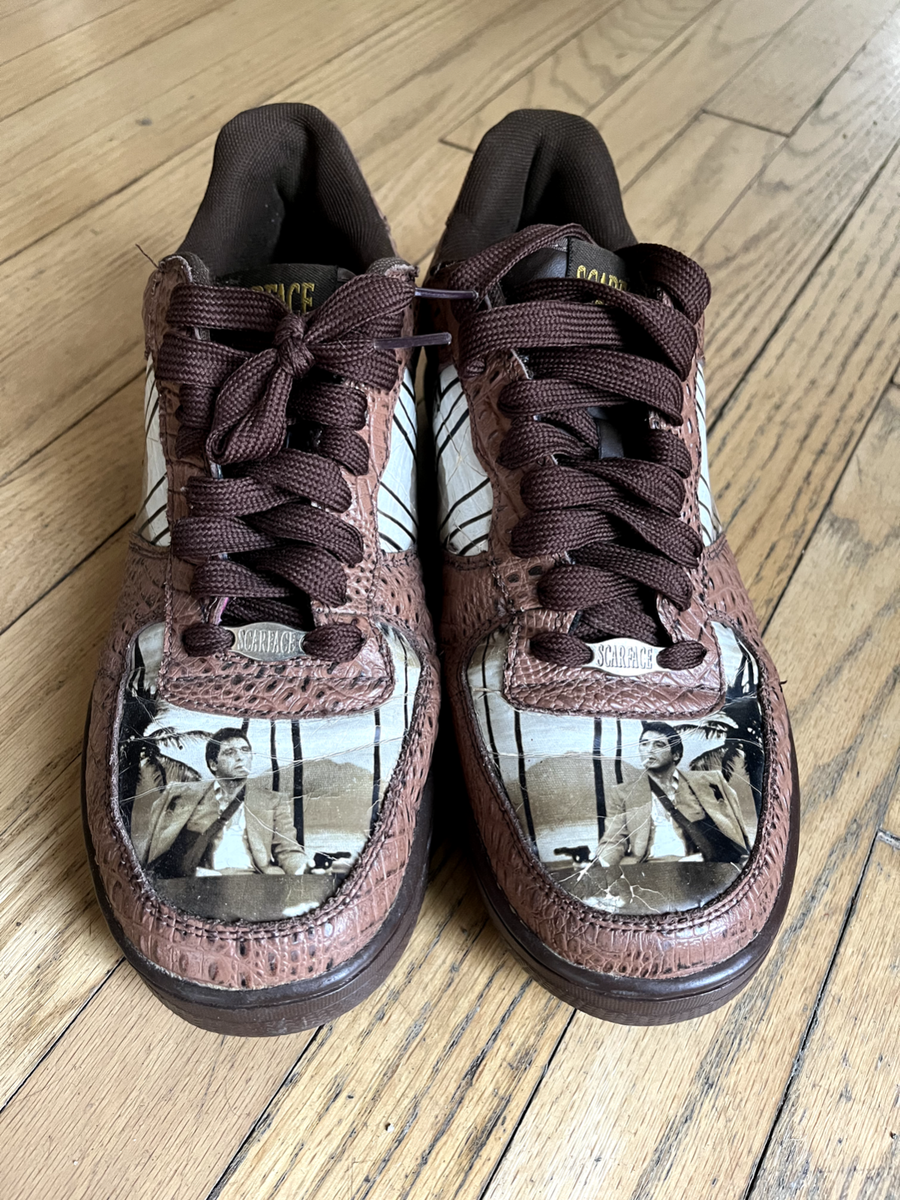 2 pairs of Scarface universal studios air force shoes sneakers size 10 new Universal | Shoes | 2 Pairs Of Scarface Universal Studios  main image 4