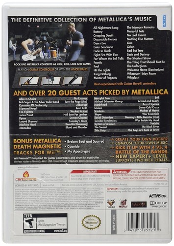Guitar Hero Metallica - Nintendo Wii - Picture 2 of 2