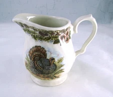 Queen's Myott THANKSGIVING BROWN MULTICOLOR Creamer EXCELLENT