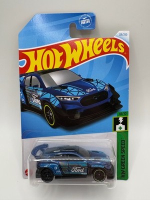 hot wheels FORD MUSTANG MACH-E 1400 129/250 GREEN SPEED 10/10 BLUE J