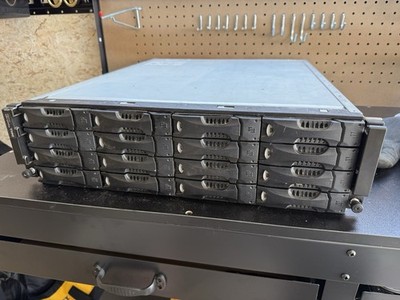 Dell EqualLogic PS4000 16-Bay iSCSI SAN Storage Array w/ 16 Caddies Powers On