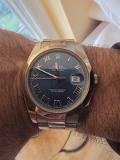 2022 Rolex DateJust 41 Steel 126300 Blue Roman Oyster Band 41mm Watch Box 10