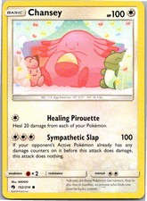 Chansey Common SM - Lost Thunder 152/214 NM Normal