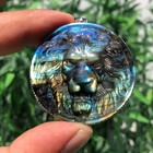 41g Natural quartz crystal elongite carving — photo 3