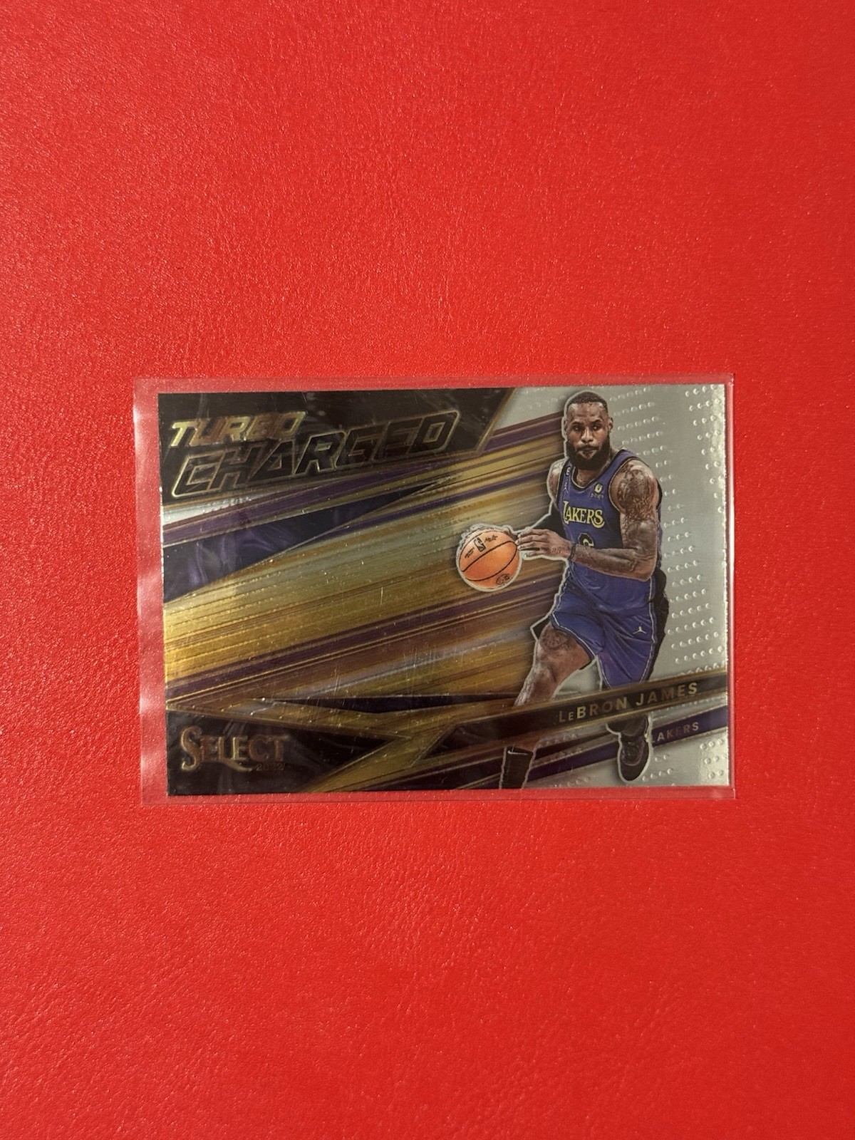 2022-23 Panini Select - Turbocharged LeBron James #3 Silver Prizm