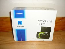 RARE BRAND NEW OLYMPUS STYLUS TG-870 GREEN TOUGH WATERPROOF DIGITAL CAMERA