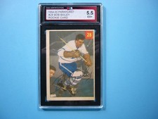 1954/55 PARKHURST NHL HOCKEY CARD #28 BOB BAILEY ROOKIE RC KSA 5.5 EX+ PARKIE. rookie card picture