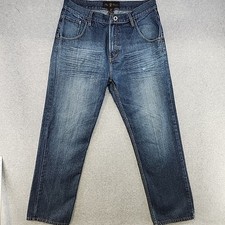 Vintage Phat Farm Jeans Men's 36x32 Grey Wash Baggy Wide Leg Skater Y2K 90s