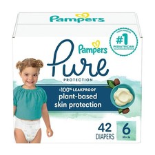 Pampers Pure Protection Diapers Super Pack - Size 6 - 42ct