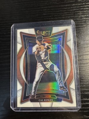 2025 Panini Select - Concourse Cal Ripken #50 White Prizm /99
