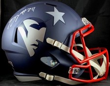 Stephon Gilmore autographed signed Full Size AMP Rep Helmet Patriots PSA COA