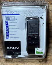 Sony ICDPX720 288 Hours 1GB Handheld Digital Voice Recorder - New & Sealed