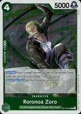 Roronoa Zoro OP13-037 Carrying On His Will Foil R NM One Piece