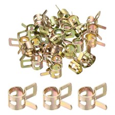 30Pcs ID 8mm 5/16inch Fuel Line Hose Clips Pipe Clamps Spring Hose Clamp