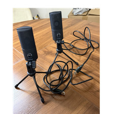 FIFINE K669B USB Condenser Microphones, Adjustable Stand, Volume Control, Black