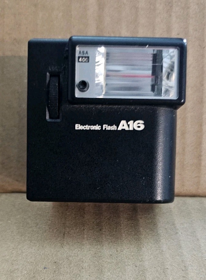 Vintage Olympus A16 Electronic Flash for XA XA2 XA3 XA4 Series - TESTED