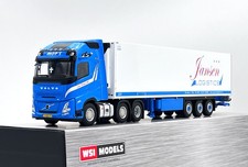 Volvo FH aero globetrotter XL 6x2 reefer trailer "Jansen Urk" WSI truck models