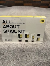 COSRX All About Snail Kit 4 Step Set–Mucin Essence, Cream & Cleanser Travel Size
