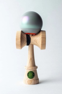 RARE Sweets Kendama - PIDGEON STRIPE - STROH CUSTOM - Legend Shape - Cush Clear