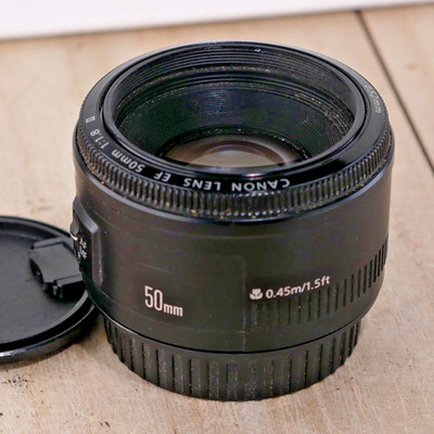 Canon EF 50mm f/1.8 II Portrait SLR DSLR Camera Lens *TESTED* Dust/artifacts