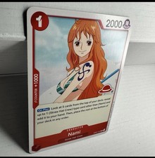 Nami (manga) OP01-016 R, red straw hat logo 12, Artist: Eiichiro Oda, one piece