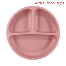 1PCS Baby Sucker Silicone Dining Plate BPA Free Children Dishes Suction Toddle T