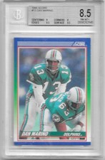 90 Score 13 Dan Marino Miami Dolphins HOF BGS 8.5