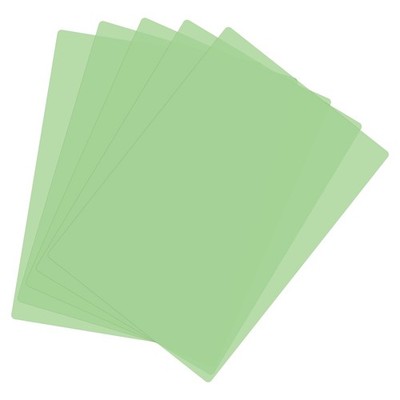 A4 Size Guided Reading Sheet, 5pcs Correction Lighting Filter, Grass Green