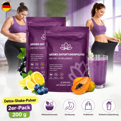 2er Pack Lila Shake Pulver 200g Mahlzeitenersatz Nahrungsergänzungsmittel