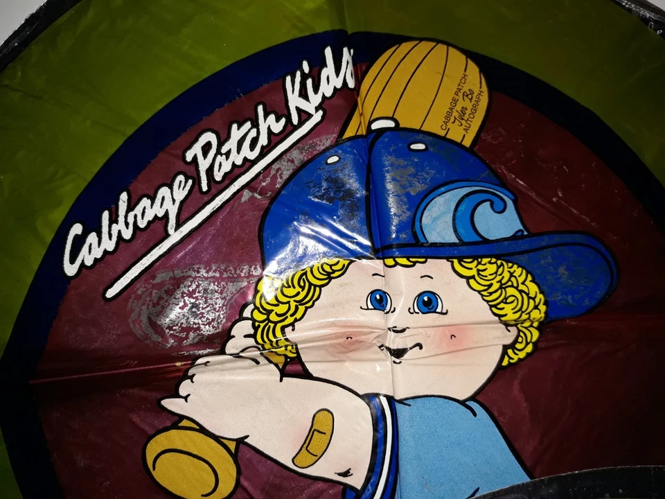 Globo de béisbol Mylar Cabbage Patch Kids "Mi nombre es vintage 1984 conjunto de 2 usados Foto 4 de 4