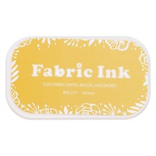 Ink Pads for Stamps, 3.7x2.2 Inch Fabric Ink Pad, Corn Yellow