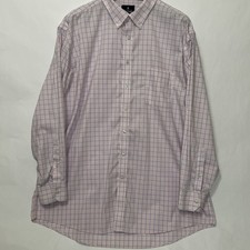 Stafford Men Tailored Executive Non Iron Long Sleeve Button Shirt Size 18 34/35