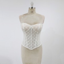 New Beaded Corset With Bones For Wedding Dress
