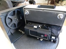Kodak Instamatic M68 Super 8 Movie Projector box metal reel film used Tested