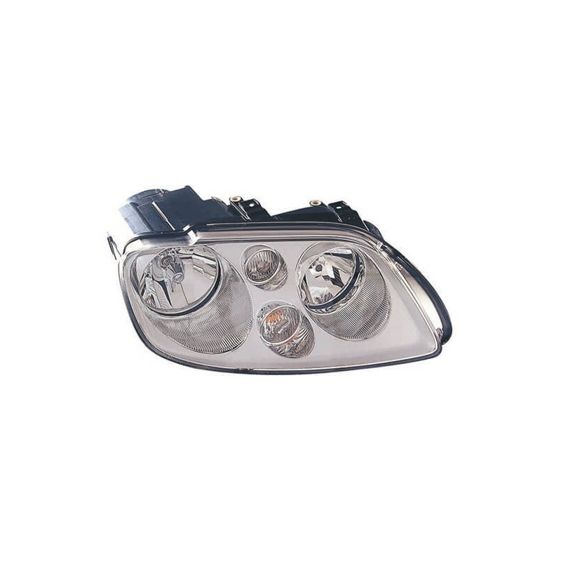 Phare avant droit H7/H7 chromé Volkswagen Touran 1 phase 1 optique de rechange